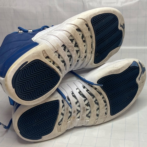 Nike Air Jordan 12 Retro Indigo Stone Blue Legend Men Shoes 130690–404 Size 9 - Picture 8 of 13